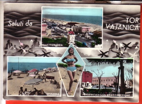 Cartolina torvaianica - cartolina,