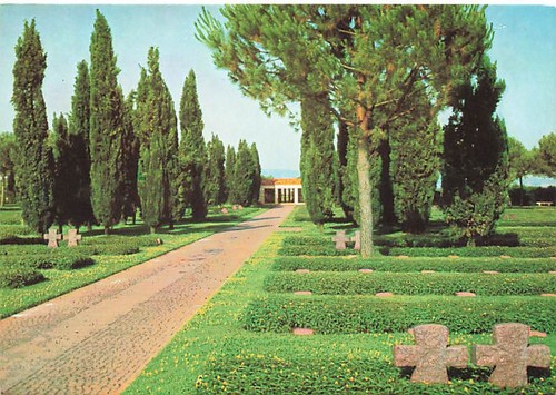 Vecchia cartolina cimitero - vecchia,