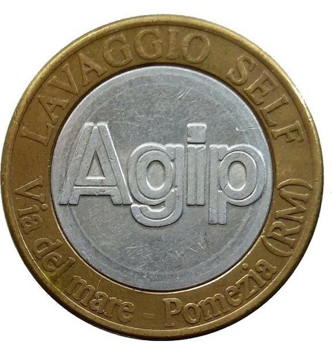 Gettone lavaggio fabio - gettone, di