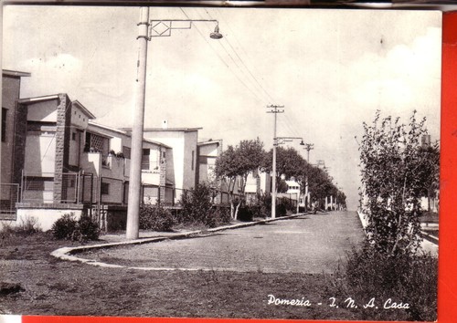 Cartolina pomezia b n - cartolina, b/n