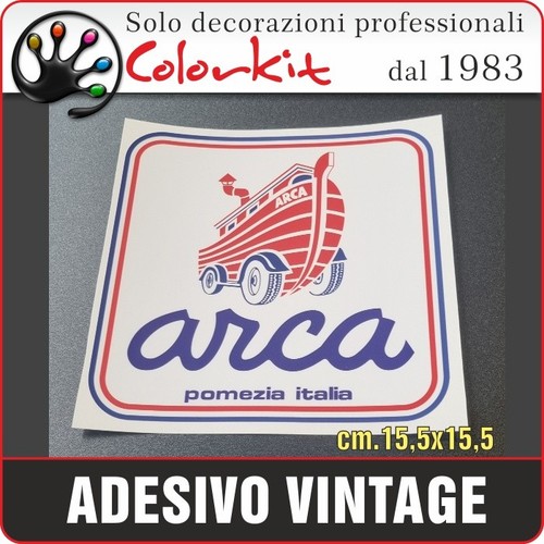 Adesivo arca pomezia vintage - adesivo,